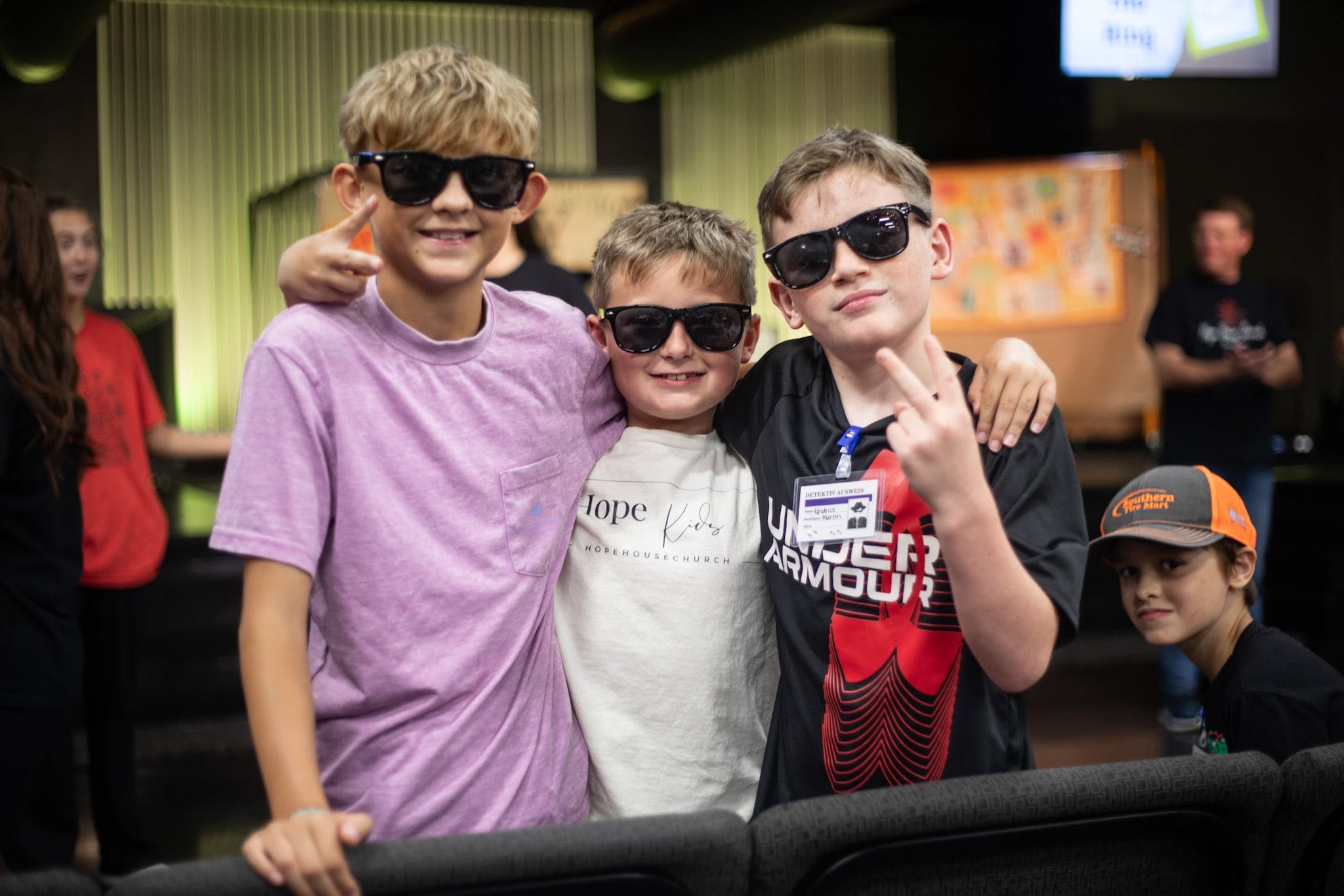 Kids having fun together at Hope Kids at Hope House Church